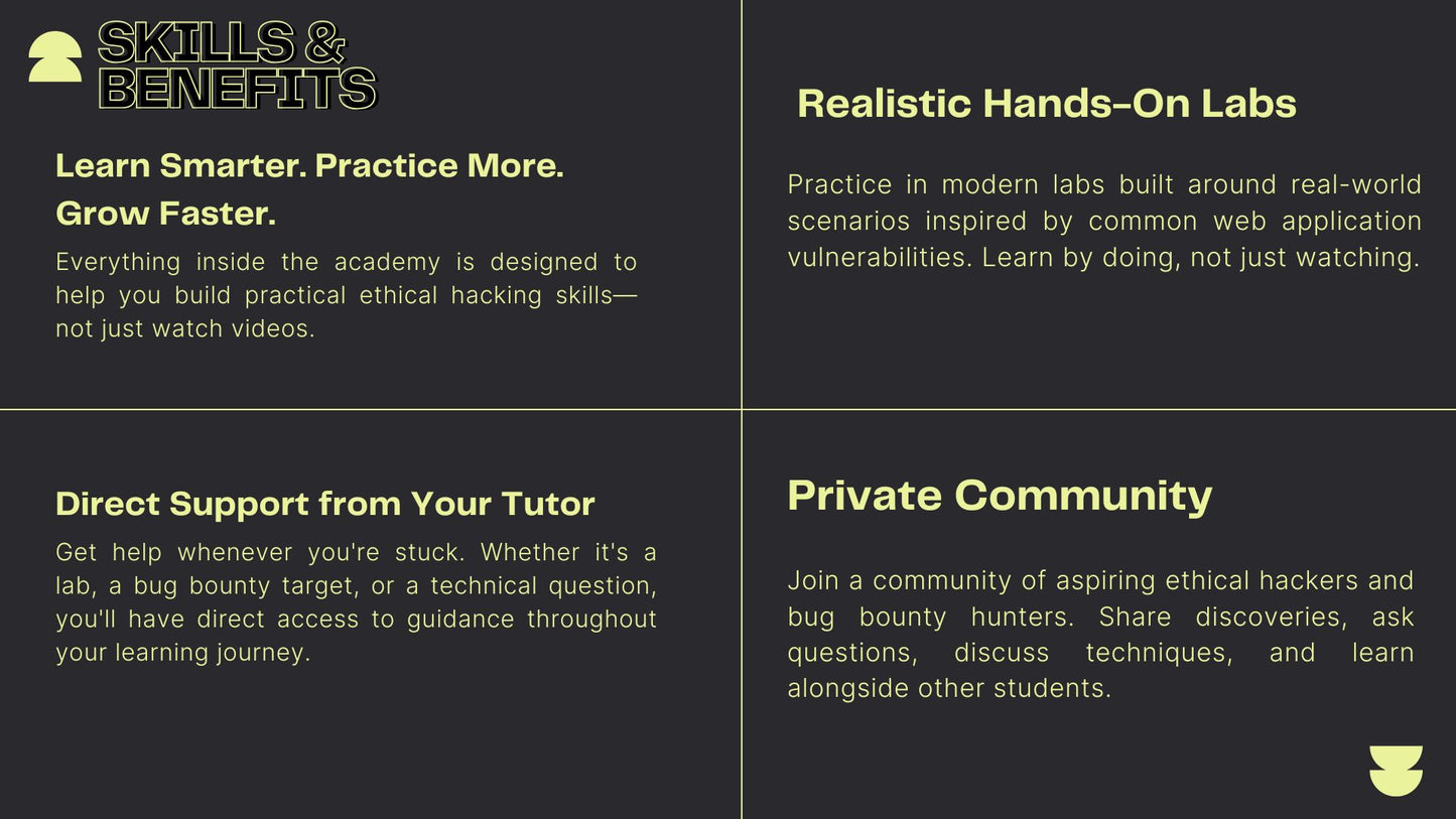 Bug Bounty Mastery: Course + Free Labs + AI Hacker + Private Community